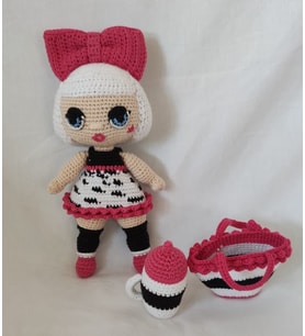 Lol Diva Amigurumi Organik Oyuncak