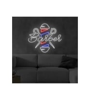Barber Yazılı ve Şekilli Neon Tabela