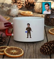 Kişiye Özel Karikatürlü Asker Lüks Fincan 30 Ağustos Zafer Bayramı Hediyesi