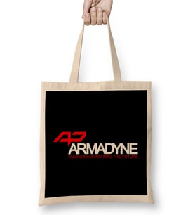 Armadyne Logo Elysium Bez Çanta Uzun Saplı
