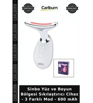 Özel Üretim Cilt Bakım LED Sinbo Yüz ve Boyun Bölgesi Sıkılaştırıcı Cihaz - 3 Farklı Mod - 600 mAh