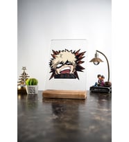 Ev MHA Bakugo Kacchan, Eşya, Ürünler, Masa Dekoratif Ahşap Obje