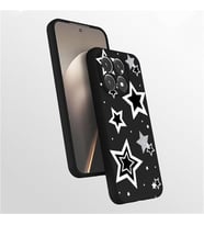 Coverzone Xiaomi M?15T ?le Uyumlu Y�ksek Kalite �zel Tasar?m Silikon Lansman Telefon K?l?f? Y?ld?z