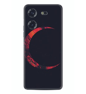 Pova 5 Kılıf Silikon Desen Özel Seri Red Moons 1747