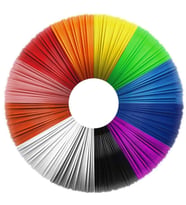 3D Kalem Yazıcı İçin Filament 10 Renk Toplam 20 Metre