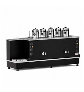 Anka Doğalgazlı Statik Turbo Hibrit 5 Demlik 50 Litre Çay Makinesi