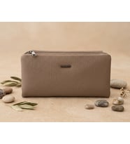 %100 Hakiki Deri Yumuşak Soft Model Fermuarlı Büyük Boy Kadın Cüzdan