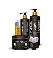 Keratin Yağlı Saç Botoksu No 1 (Onarım + Yoğun Nem) Keratin Bakım Seti - Yanan Yıpranan Kuru Saçlara