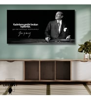 Panoramik Kanvas Makam Panosu Atatürk Sözleri Kadınlar