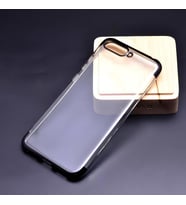 Huawei Y6 2018 Kılıf Dört Köşeli Lazer Silikon Kılıf (Siyah)