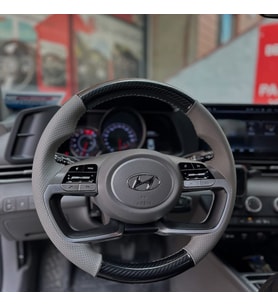 Hyundai Elantra 2020-2024 Araca Özel Direksiyon Kılıfı AÇIKLAMIMIZI OKUYUNUZ!