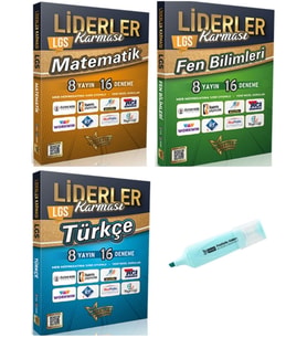 LGS 8.Sınıf Matematik Fen Bilimleri VE Türkçe 8 Yayın 16 Deneme