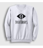 Presmono Unisex Beyaz Logo Little Nightmares Sweatshirt 160000tt (Beyaz)