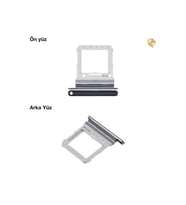 Samsung Z Flip 1 Sim İç Yuvası Tekli Siyah Sim yuvası sim tepsisi sim aparatı yeni sim yuvası tekli sim tepsisi sim çekmecesi