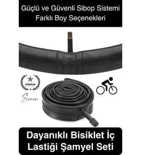 Premium Bisiklet İç Lastiği Şamyel Dayanıklı Sibop Kolay Montaj Seti Güvenli Farklı Boy Seçenekleri