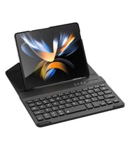 Samsung Galaxy Z Fold 3 Kılıf Bluetooth Klavyeli Keyboard Kılıf (Siyah)