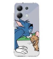 Xiaomi Redmi Note 13 Tom ve Jerry Desenli Şeffaf Telefon Kılıfı