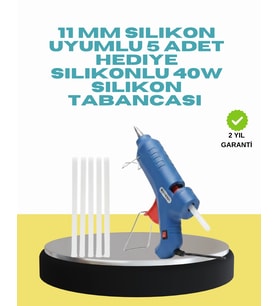 5 Silikon Hediyeli 40w Silikon Tabancası Ev Ve Hobi Kullanımı