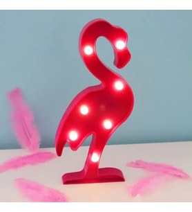 Led Işıklı Flamingo Gece Lambası