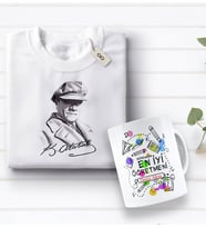 BK Gift Kişiye Özel Öğretmenler Günü Tasarımlı Kupa Bardak ve Atatürk Baskılı Tişört Hediye Seti- 1-16, Öğretmene Hediye, Öğretmenler Günü, 100. Yıl Hediyesi