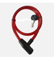 12*800MM BİSİKLET KİLİDİ KIRMIZI