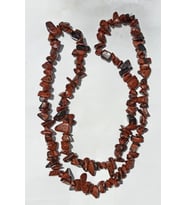 İri Mahagony Obsidyen Kırıktaş Dizi - 80 cm.