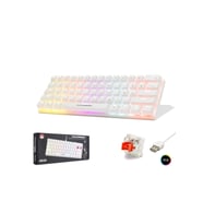 Hadron G508R Kablolu Oyuncu Mini Klavye Mekanik Red Switch Rgb Q Beyaz
