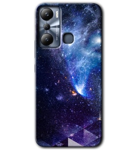 İnfinix Hot 20i Kılıf HD Desen Baskılı Kılıf - Galaksi