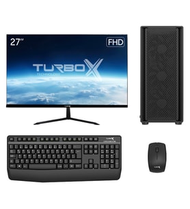 Turbox Tx6407 i5 9400F 16GB DDR4 Ram 256GB SSD 2GB R5 230 27 inç FHD Monitör Ofis Hazır Sistem