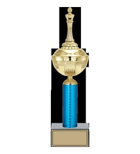 ODAK KUPA - Figürlü Kupalar - Satranç Figürlü Kupalar FG-051 A - 39 cm