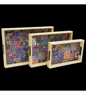 3 BOY AHŞAP TEPSİ DESENLİ ZEMİN 16X26 - 21X31 - 24X34CM (4887)