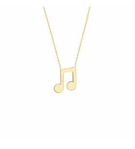 14k Altın Melodi Kolye