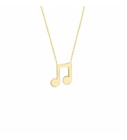 14k Altın Melodi Kolye