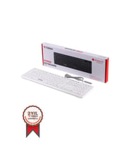 Torima TK-02 Kablolu Standart Q Klavye Beyaz