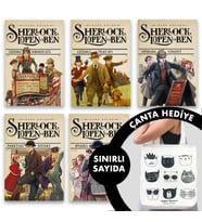 Sherlock Lüpen Ve Ben Set Bez Çanta Hediyeli