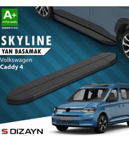 VW Caddy 4 Skyline Siyah Yan Basamak 193 Cm 2020 Üzeri A+ Kalite