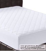 Formeya Pamukkale Alez %100 Pamuk Kapitone Fitted Alez Yatak Koruyucu