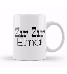 Zır Zır Etma Kupa Bardak Porselen