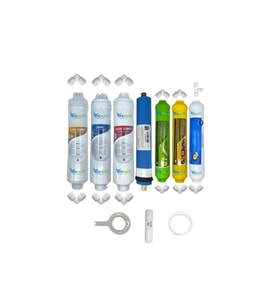 PWS Kapalı Kasa Su Arıtma Cihazlarına uygun Eco 7li Vontron mebran Alkali+mineral+tatlandırıcı set