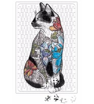 Renkli Cats Kedi Puzzle 240 Parça Yapboz