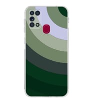 Samsung Galaxy M31  Kamera Korumalı Kapak Renk Cümbüşü Tasarımlı  Şeffaf  Kılıf
