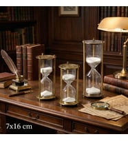 Dekoratif Cam Kum Saati 7x16 cm