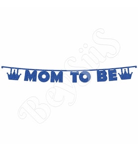 Mom To Be Eva Banner Mavi