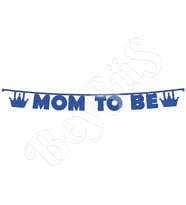 Mom To Be Eva Banner Mavi