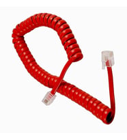TELEFON SPİRAL KABLO KIRMIZI