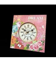 MUTFAK SAATLERİ SERİSİ-MB KARE DREAM TEMALI MASA-DUVAR SAATİ-KÜÇÜK-16*16*3 CM