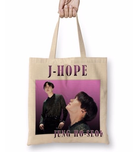 J Hope Bts Vintage Bez Çanta Uzun Saplı