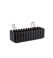 Omnipazar SO-İB02 Antrasit Askılı Balkon Saksı Takım 9 lt No 2