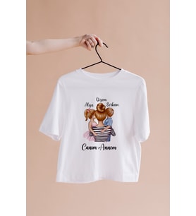 Canım Annem Tasarımlı Tişört Kişiye Özel ( Unisex - Büyük - Çocuk )