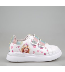 Bücür Ortopedi 502 Barbili Beyaz Çocuk Sneakers